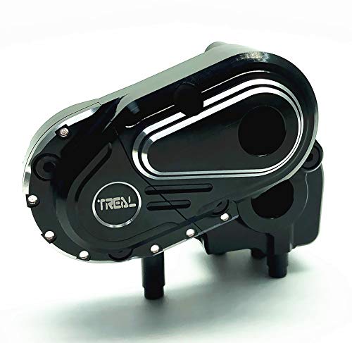 Treal Alloy Transmission Case for Axial Capra 1.9 UTB (Black)