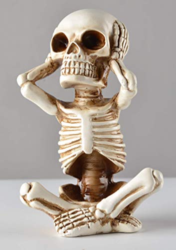 Set de tres figuras de esqueletos Halloween 4.8 in miniatura 4