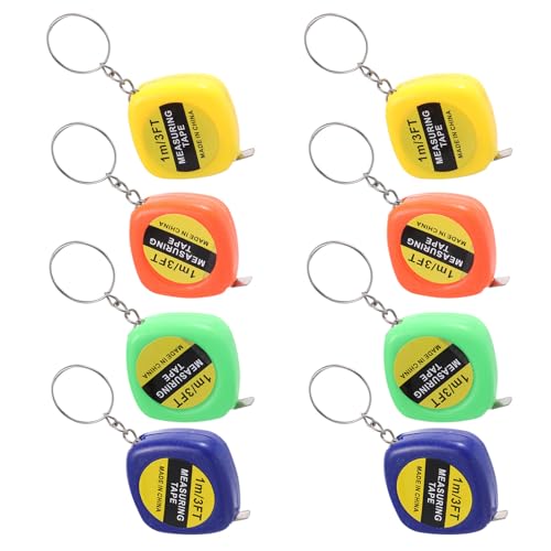 Cinta métrica mini retráctil con llavero pack 20 piezas