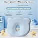 SMKHA Memory Foam Pillow and Pillowcase Set, Pillow to Prevent Flat Head,Super Soft for Baby Head