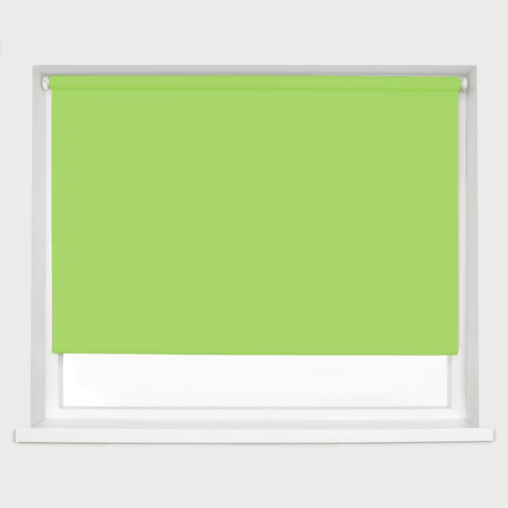 Blackout Roller Blind - Lime Green / 160cm / 210cm
