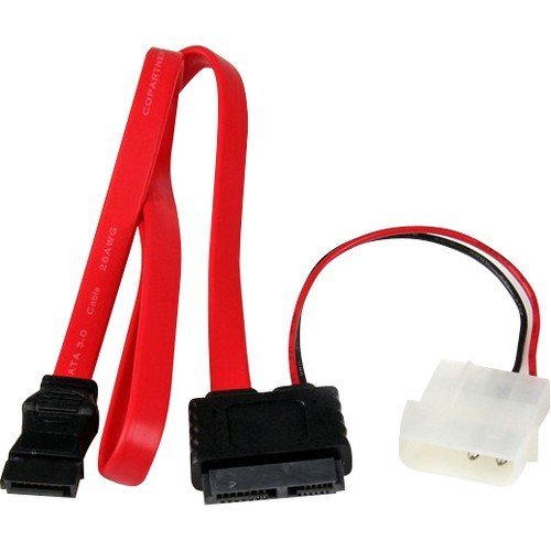 Cable Slimline SATA con alimentación LP4 StarTech.com miniatura 5