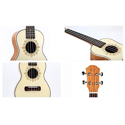 Ukulele 23 Pouces épinette Bois Traditionnel Ukulele Uke Hawaii Enfants Petite Guitare avec Sac Gig for Enfants… - Les Beatles, Paul McCartney, John Lennon, RIngo Starr, George Harrison Ukulele 23 Pouces épinette Bois Traditionnel Ukulele Uke Hawaii Enfants Petite Guitare avec Sac Gig for Enfants… – Image 5