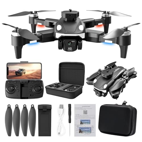 Drone with Camera for Adults Beginners, Foldable RC Quadcopter with