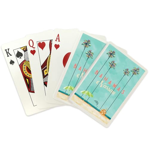 Nassau Bahamas Escena Playa 52 Cartas Póker miniatura 2