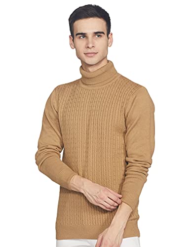 Image of Amazon Brand - Symbol Men's Casual Acrylic High Neck Sweater (Available in Plus Sizes)