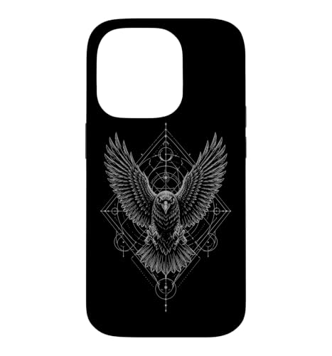 Nordique Corbeau Valhalla Vegvisir Mythologie Nordique Rune Art Coque pour iPhone 14 Pro