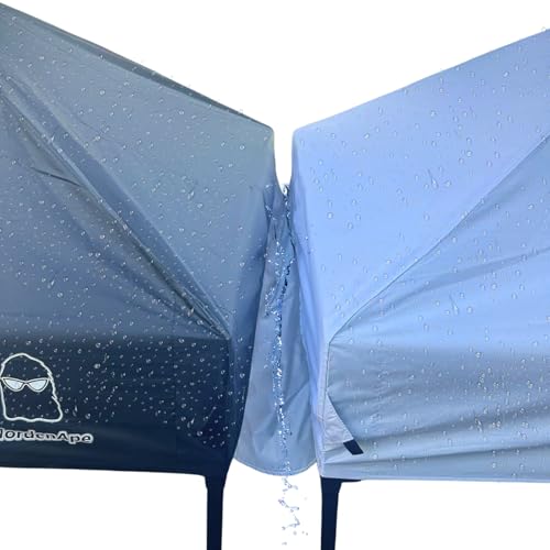 MordenApe 10FT Canopy Rain Gutter for Instant Pop Up Canopy Canopy Tent Drainage Accessory Rain Gutter with Velcro Straps
