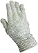 ZBH1985 Men's Sequin Performance Michael Glove, Silver - for Costume Dance & Stage Performances