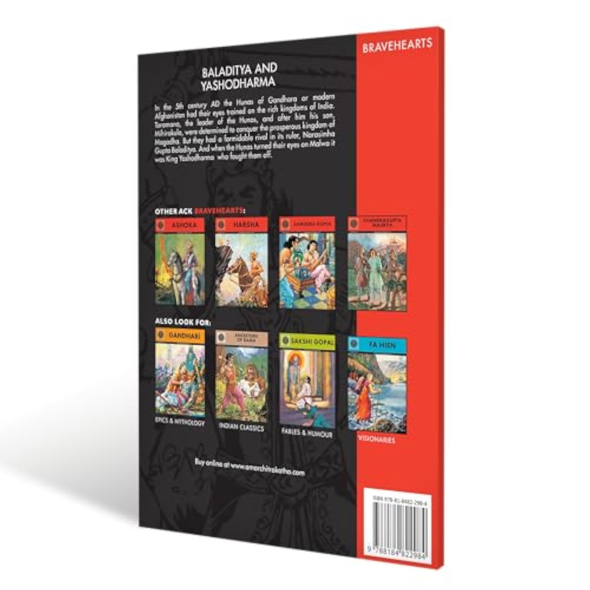 Baladitya and Yashodharma: Indian History and Mythology Illustrated Comic Book