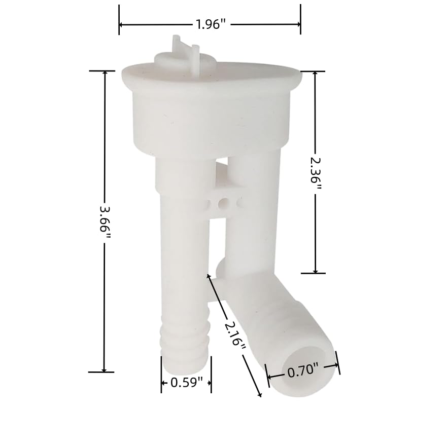 Image of Toilet Vacuum circuit breaker kit 385316906 for Sealand Traveler toilets Without Hand Sprayer Hook Up Prevent sewage leakage
