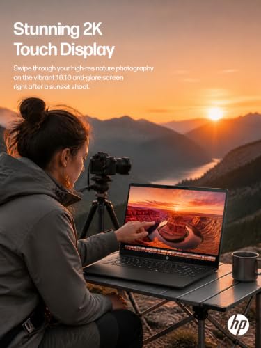 Image of HP 16 inch Touchscreen AI Laptop Intel Ultra 7 255U 32GB 1TB Mica Silver