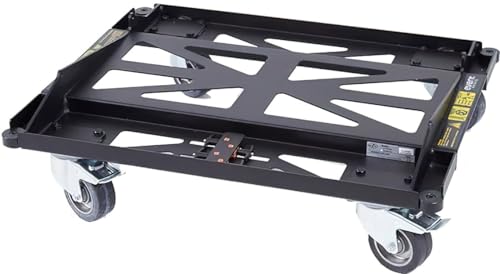 DAS Audio 10113170 Model PL-EV208S Steel Transport Dolly, Black; for use with EVENT-208A, 4 Units Max