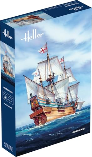 Golden Hind Heller maquette 80829 le cadeau de construction idéal à l'échelle 1/200ème