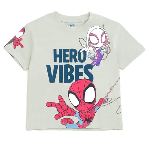 Image of Marvel Spidey and His Amazing Friends T-Shirt and Plaid Shorts Outfit Set Toddler to Big Kid Sizes (2T - 10-12)