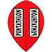 US Darts Pentathlon RED Pear Shape Dart Flights - 3 Sets (9 Flights) - 100 Micro Ex-Tough