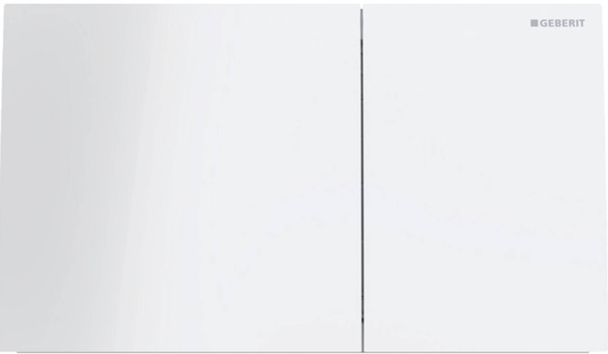 Geberit Sigma70 Placca di comando per WC (Vetro bianco) | 115.622.SI.1