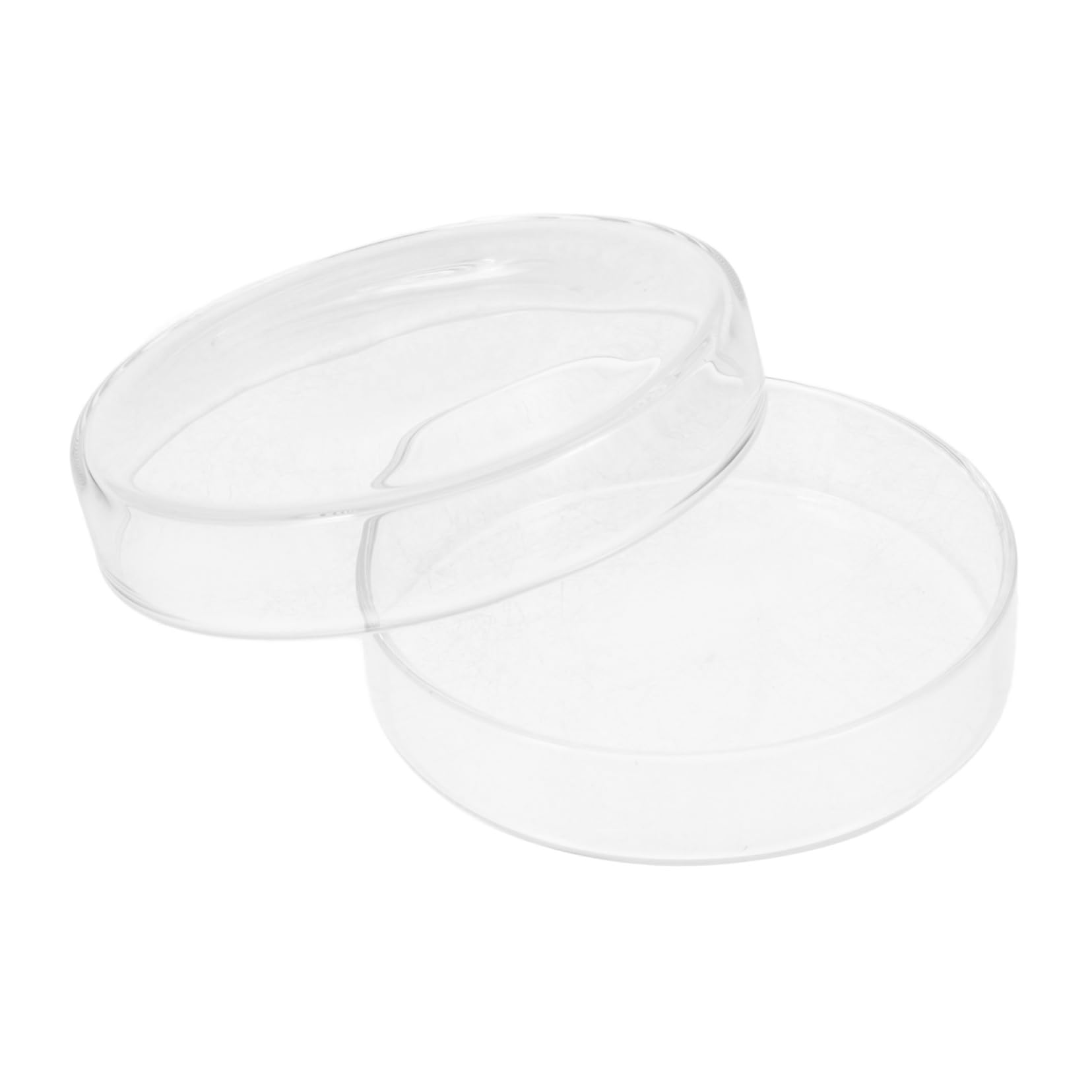ULTECHNOVO 5 Stück Glas Petrischale Zellkulturplatte Für Laborkulturschale Zellkulturschale Petrischale Laborkulturschale Laborzellkulturplatte Kultivierungsplatte Hoher Borosilikatgehalt