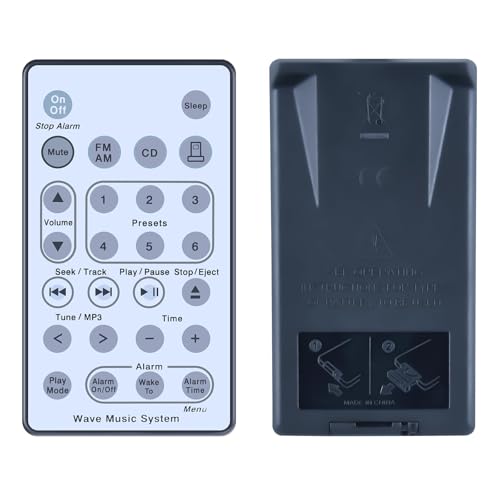 GOUYESHO Neu Ersatz Fernbedienung für Bose Wave Music System AWRCC1 AWRCC2 AWRCC3 AWRCC4 AWRCC6 GOUYESHO Neu Ersatz Fernbedienung für Bose Wave Music System AWRCC1 AWRCC2 AWRCC3 AWRCC4 AWRCC6