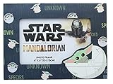Silver Buffalo Star Wars The Mandalorian The Child Grogu Baby Yoda 'Unknown Species' Photo Picture Frame, Blue Grey, 4 x 6 Inches