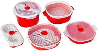 Snips 703 Tempo Zero Rice and Grain Cooker 2.7 Liter, Plastic, Red