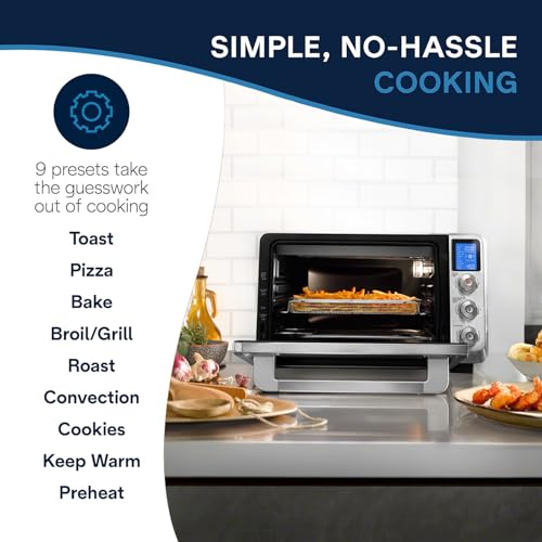 De’Longhi Air Fry Toaster Oven with Convection, 24L Digital and 10 Cooking functions: Air Fry, Toast, Bake, Convection,Broil/Grill, Defrost, Warm, Reheat, Cookies, Pizza, EO241264M by De'Longhi - Image 4