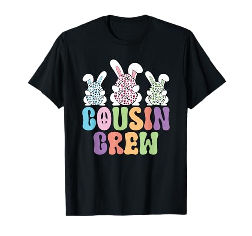 Cousin Crew Easter Bunny Family Matching Toddler Boys Girls T-Shirt