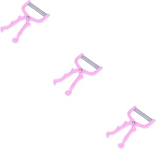 Amosfun 3Pcs Dispositivo De Remoção De Pêlos Faciais Removedor De Pêlos Faciais Depilador Facial Depilador Depilador Enfiador De Fios Sobrancelha Depilador De Cabelo Enfiador De Pêlos