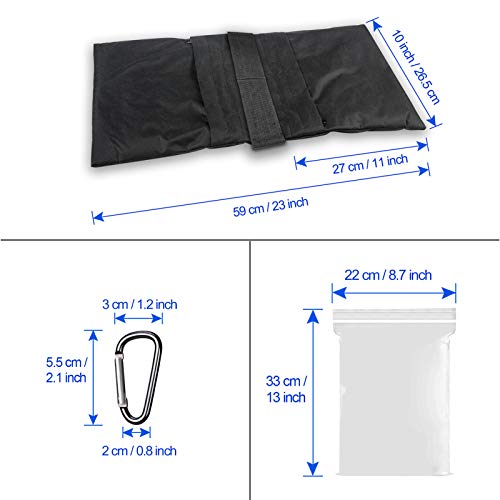 Emart Heavy Duty Sandbag Photo Studio Weight Bag Saddlebag Design For Photography Stand Light Stand Tripod, Outdoor Patio, Sports, Photo Sets, Film Sets, Live Productions -4 Packs Set #TOP3