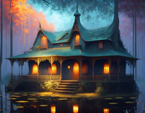 The Swamp House affiches sur toile SERENDIPITP pour creer une ambiance nature salon