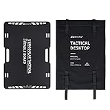 ShineTrip 折りたたみ式のタクティカルテーブルアクセサリー、タクティカルパネル1枚のみ、タクティカルスタンドと組み合わせることで、タクティカルテーブル全体を構成することができます 自在にスプライシング可能 80KGの耐荷重を持つテーブルトップ 60*41cm コンパクト 収納袋付き (黒デスクトップ)