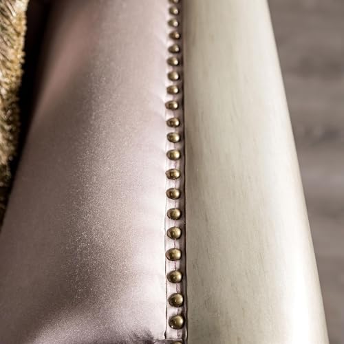 Sillón terciopelo Champagne miniatura 6