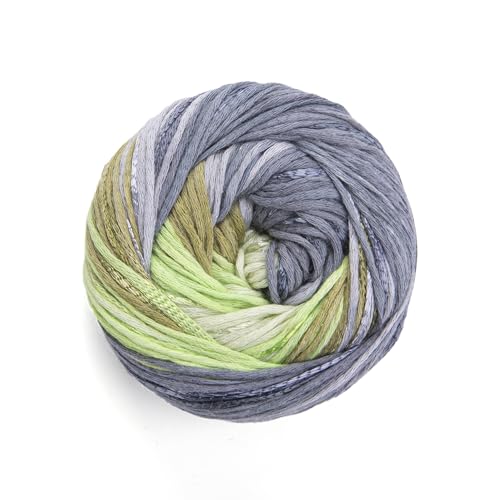 YarnArt Symphony Dream Cotton Yarn -%80 Cotton%20 Viscose Rainbow Multicolor Crochet Knitting Yarn - Suitable for All Blouses, Dresses, Shawls, Bags, Hats - 273 Yards, 3.52 Oz (1 Skein) (3112)