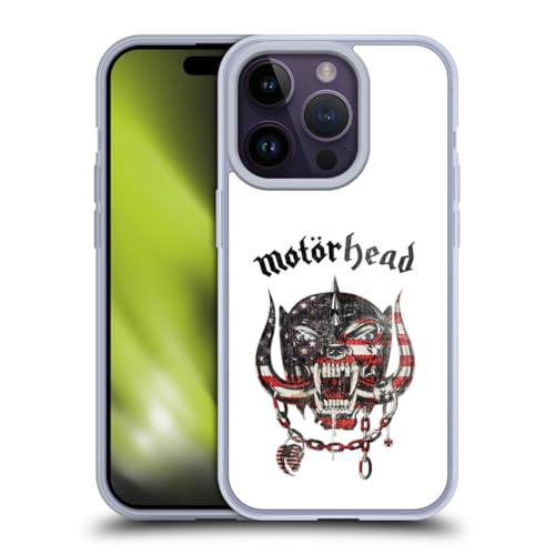 Coque d'Exception Motorhead Crâne Américain iPhone 14 Pro MagSafe Protection Militaire