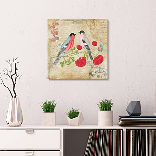 Toile murale avec fleurs fraîches Yelolyio, une idée cadeau d'intérieur