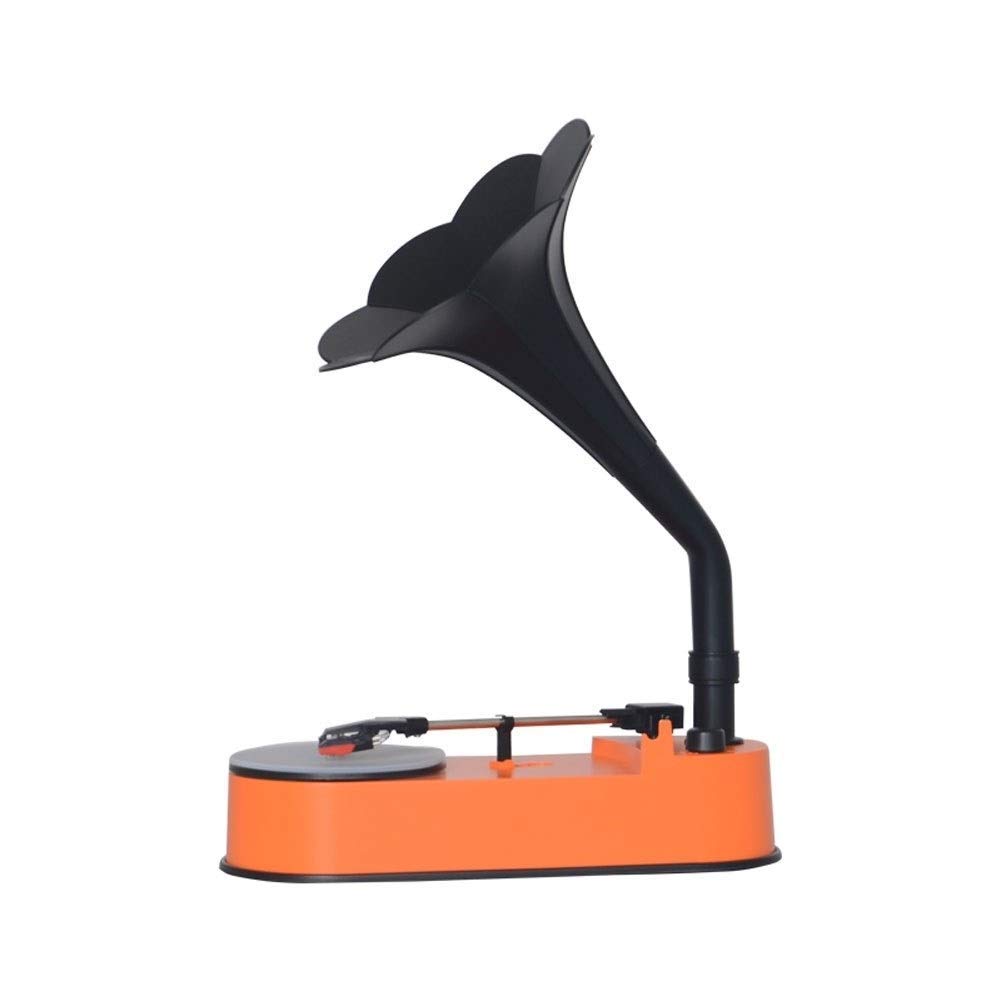 Giocatori di Dischi, Scatola Musicale con Altoparlanti di Corno Gramophone Symphony Bluetooth Speaker con subwoofer Incorporato per 33/4 (fonografo Vintage) kxtmm