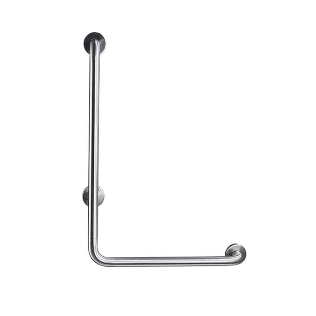 Barras de Apoyo para baño Barra de Apoyo para bañera con, Acero Inoxidable Tipo L, riel de Soporte de Seguridad Antideslizante para Ducha, Inodoro, accesibilidad para Hombres Mayor