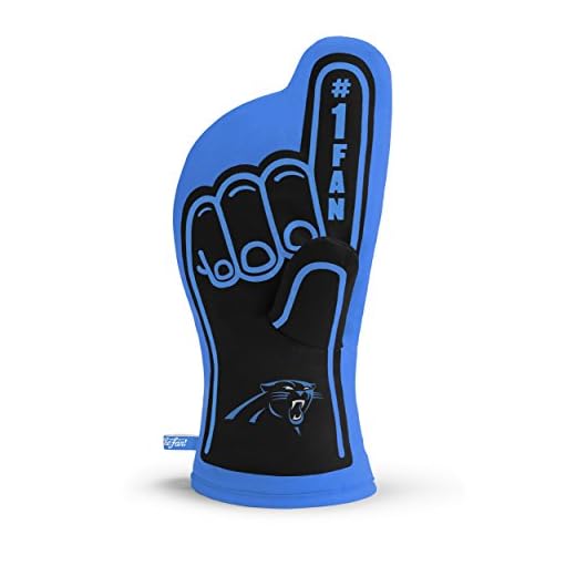 YouTheFan NFL Carolina Panthers #1 Oven Mitt, Team Color, 13.25" x 6.5" (5024887)