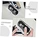 Generic 6Pcs High Cassette Tape Storage Clear Plastic Audio Cassette Organizers for Car Use