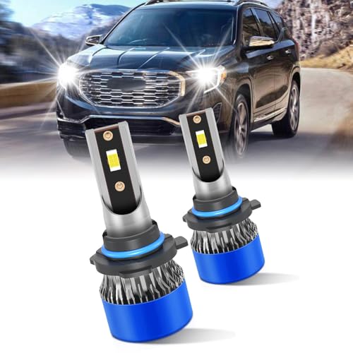 rosunmantic Compatible with 2014 2015 GMC Sierra 1500 Bulbs 25000LM 6000K White High Low Beam All In One Lamps CSP Chips 2PCS