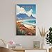 HCNEIAJ Cape Town South Africa Vintage Travel Poster Landscape 16x24inch(40x60cm) Modern Canvas Wall Art Posters for Living Room Decor Paintings for Home Decoration