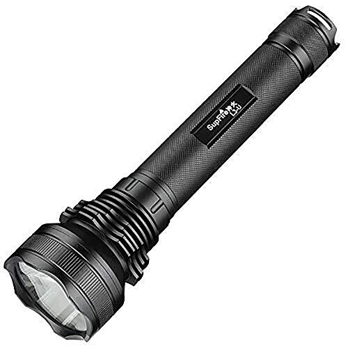 Ordinateur de Poche Lampes de Poche, 32W Haute Puissance Lampe de Poche Rechargeable LED extérieure Lampe de Poche for Les Sports de Plein air à la Nuit