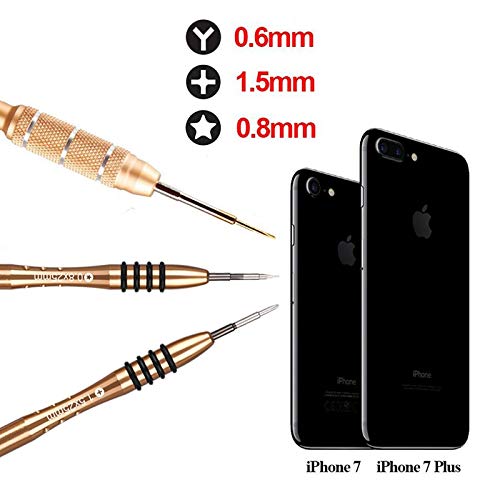 Esdabem Repair Tool Kit for iPhone 7 - Magnetic Premium Solid Screwdriver Set for Apple iPhone 7, iPhone 7Plus, iPhone 6Plus, iPhone 6S /6/5S/5/5C/4S/4/SE, iPod, iTouch