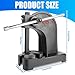 1 Ton Arbor Press, Heavy Duty Manual Arbor Press, Ratchet Leverage Arbor Press with Handwheel Metal Punch Press Machine for Stamping Forming Bending (Black)