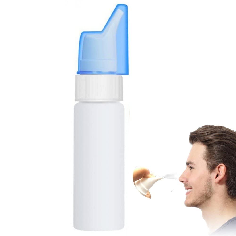 Ericetion 70ml Portable Empty Nose Wash Cleaner Bottle Nasal Irrigator Spray Water Bottle Liquid Container for Traveling