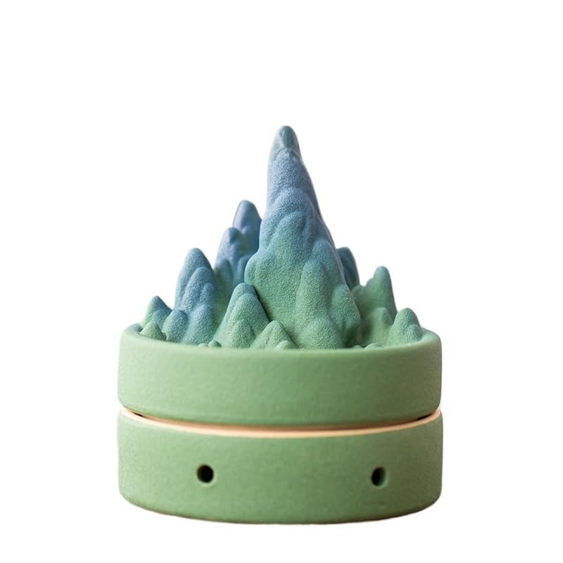 Brûleur d'encens à refoulement en céramique, design de table de thé chinoise