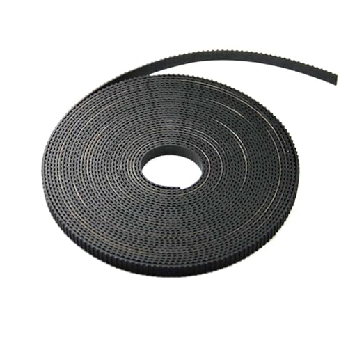 Yushop-3D�v�����^�[�x���g Width 6mm 10mm Rubber Material Pitch 2mm Black 2/5m 2GT Timing Belt 3D Printer Parts GT2 Open Timing Belt�C1pcs