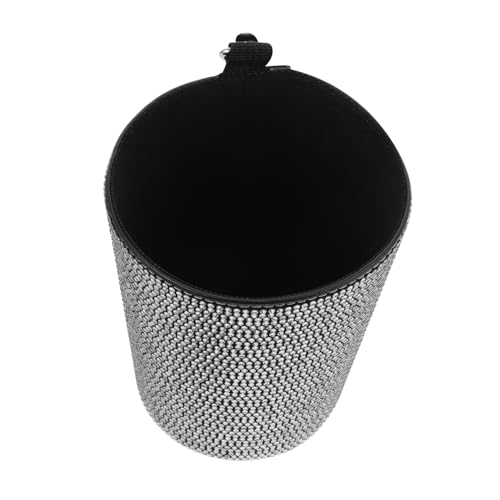 Poubelle de voiture strass et mini organisateur pour grille d'aération habitacle chic