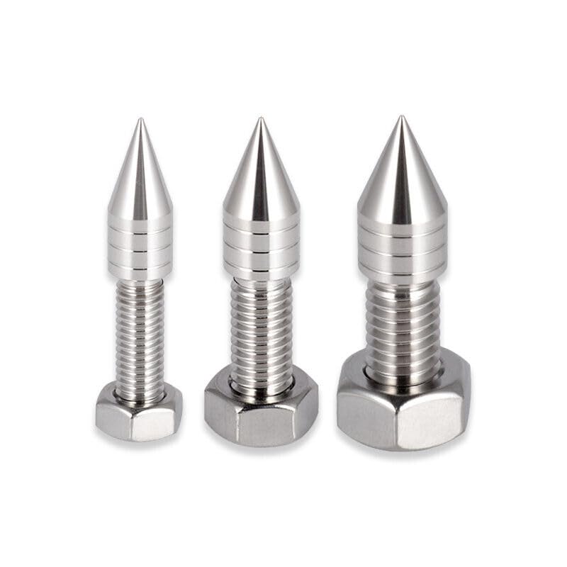 Generic 4X 316L Stainless Steel Speaker Spike Amplifier Shockproof Isolation Stand Nail