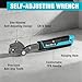 DURATECH 8-Inch Self-Adjusting Wrench, Multifunctional Self-Locking Wrench, Adjustable Size 3/8